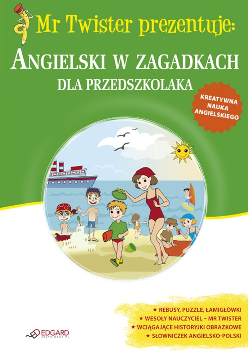 Mr Twiater prezentuje - Angielski w zagadkach dla przedszkolaka