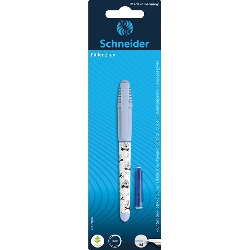 Pióro wieczne schneider zippi + 1 cartridge mix blister
