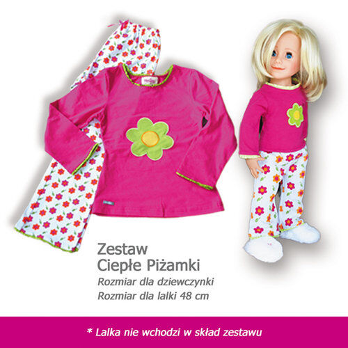 Zestaw Ciepłe piżamki rozmiar 5 lat