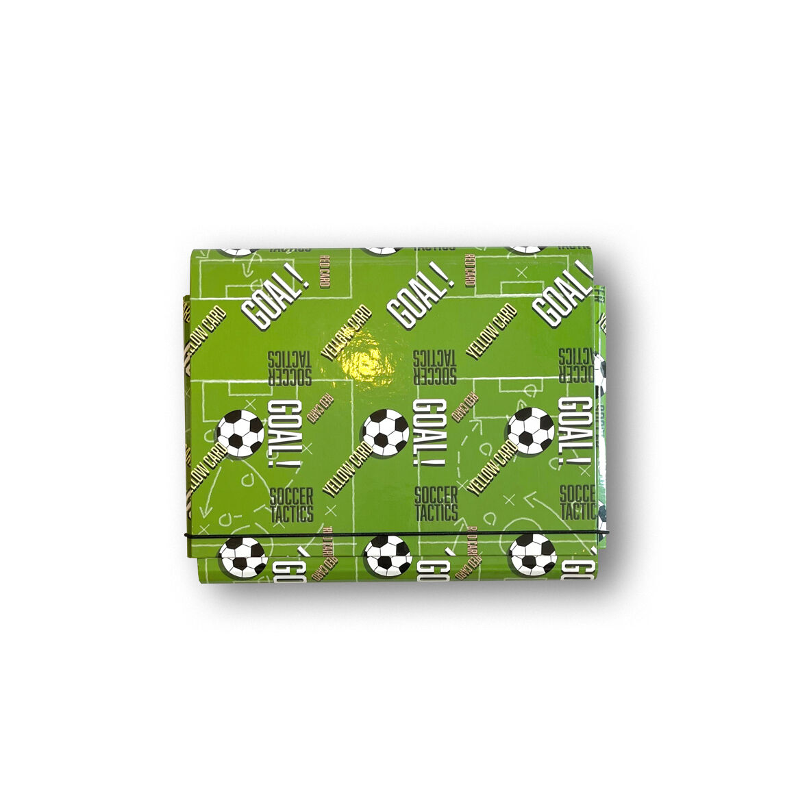 TECZKA ŁAMANA A5 NA GUMKĘ T 0128/1 GOAL ! FOLIA BŁYSK