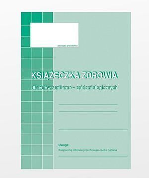 Książeczka zdrowia dla celów sanitarno-epidemiologicznych TYP: 530-5
