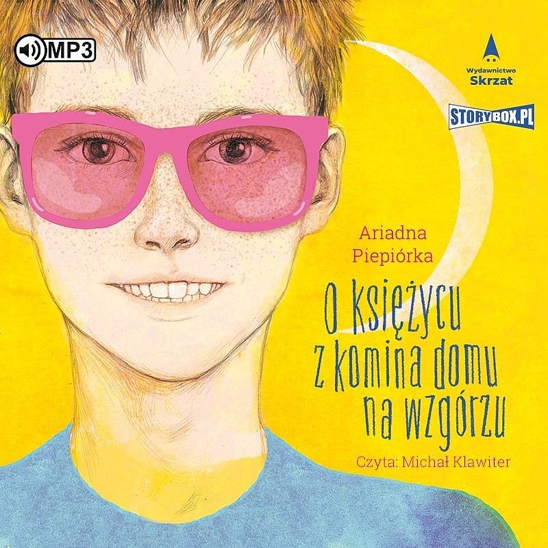 Cd mp3 o księżycu z komina domu na wzgórzu