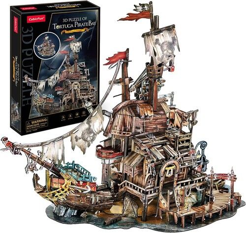 Puzzle 3D Tortuga zatoka piratów