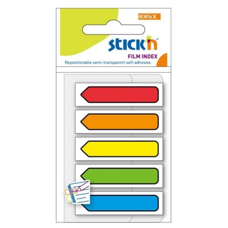 Zakładki indeksujące samoprzylepne strzałki neon maped mix 5 kolorów