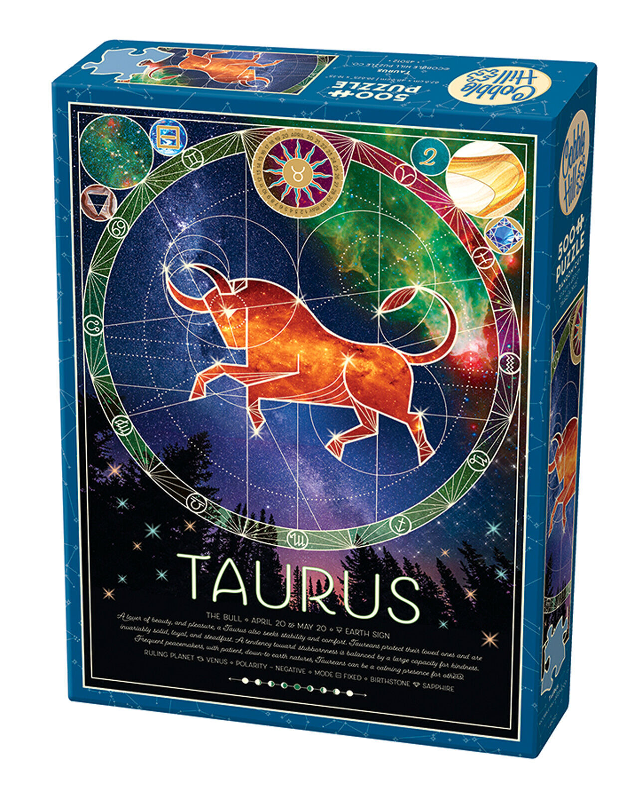 Puzzle 500 Znaki zodiaku Byk 112271
