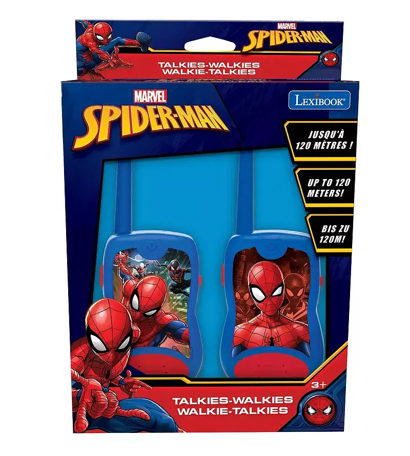 Krótkofalówki walkie talkie spider-man ze sprzączką tw12sp