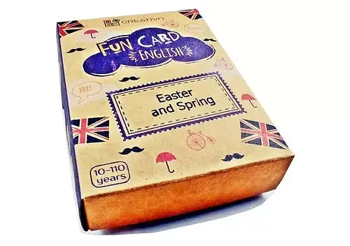 Fun Card English Easter and Spring