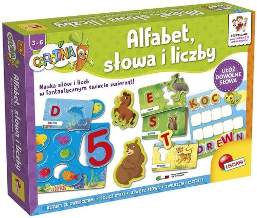 Carotina Alfabet Słowa i Liczby