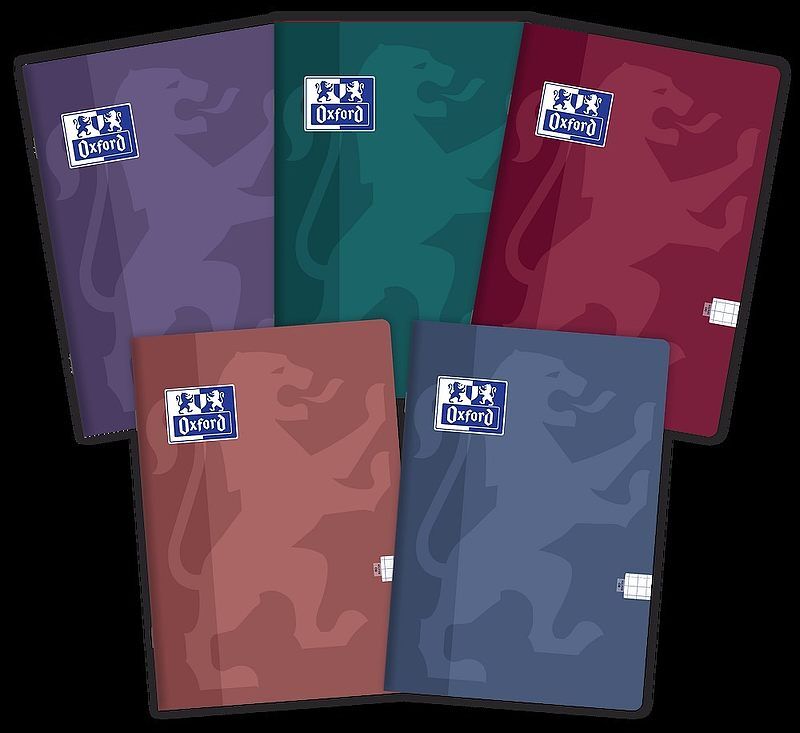 Zeszyt a4 80k kratka oxford touch trend mix pakiet 5 sztuk