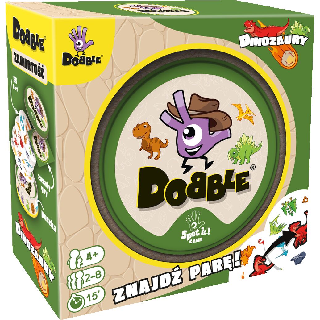 Gra Dobble Dinozaury