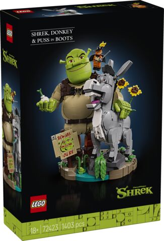 LEGO Shrek Osioł i Kot w butach 72423