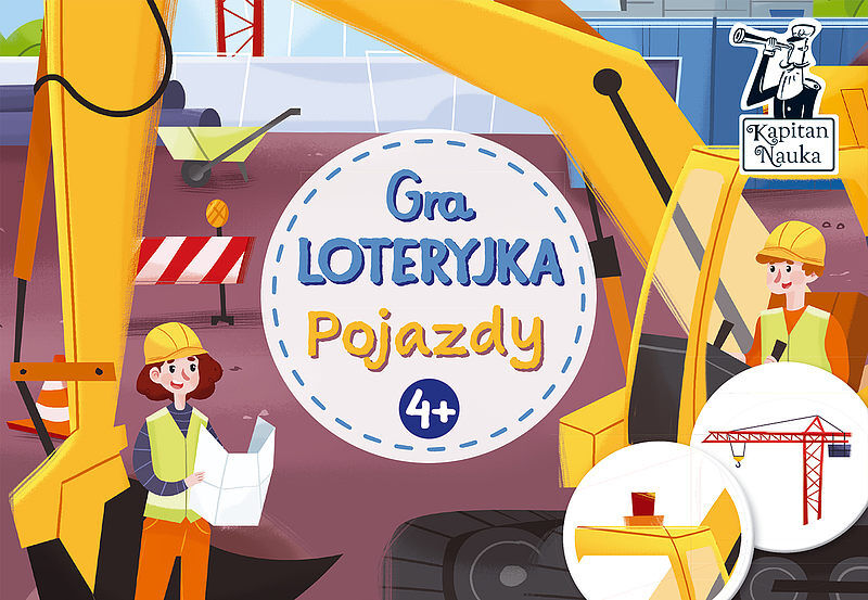 Pojazdy. Gra Loteryjka. Kapitan Nauka