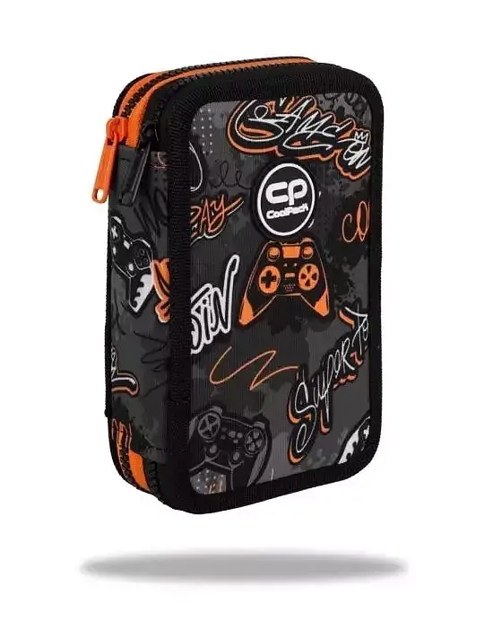 Piórnik 2-komorowy z wyposażeniem coolpack jumper 2 gamer