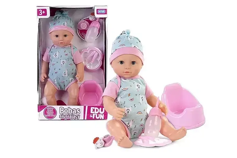 Lalka bobas siusiający 41 cm edu&fun