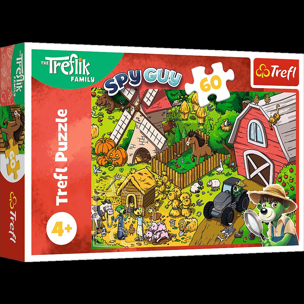 Puzzle 60 Wesoły dzień Treflików 17402
