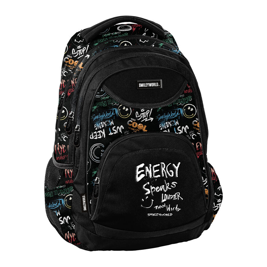 Plecak 3-komorowy Smiley Energy BeUniq SM26LA-2708