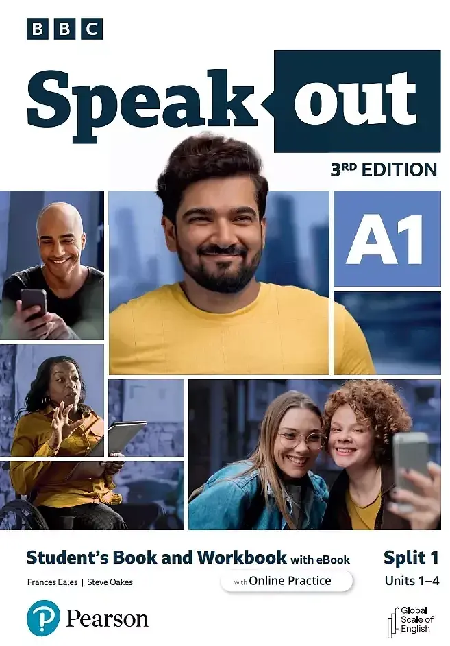 Speakout 3rd edition a1. Split 1. Student's book and workbook with ebook and online practice