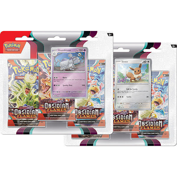 Pokemon tcg: obsidian flames 3-pack blister 1szt. Mix