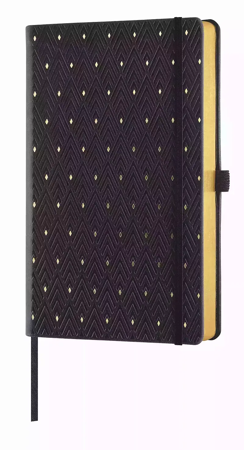 Notatnik castelli diamond gold 25x19 linia