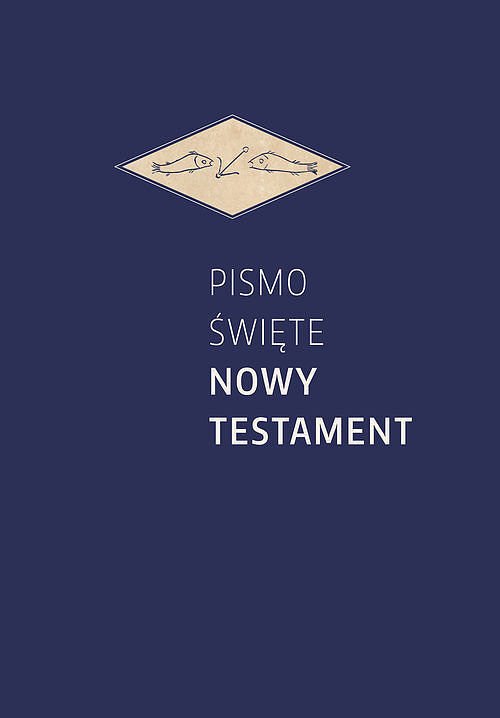Nowy Testament okładka granatowa