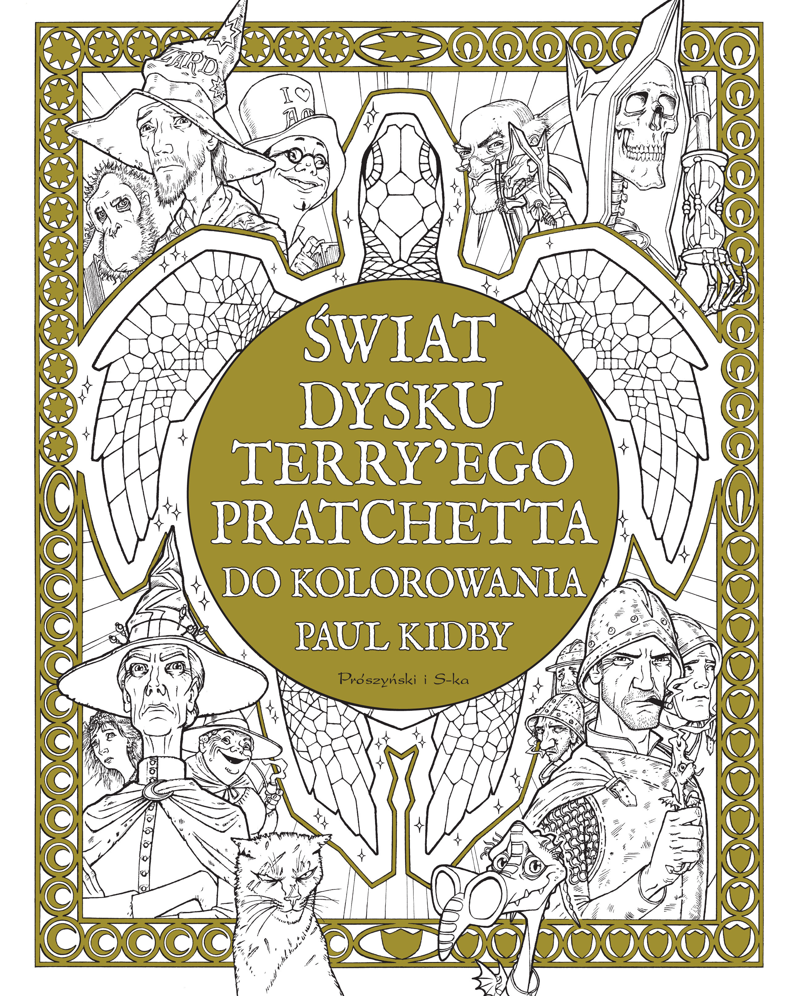 Świat Dysku Terry`ego Pratchetta do kolorowania
