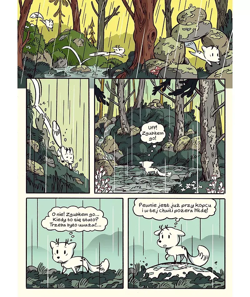 Hilda i Rożek - 01 - Ucieczka przed deszczem