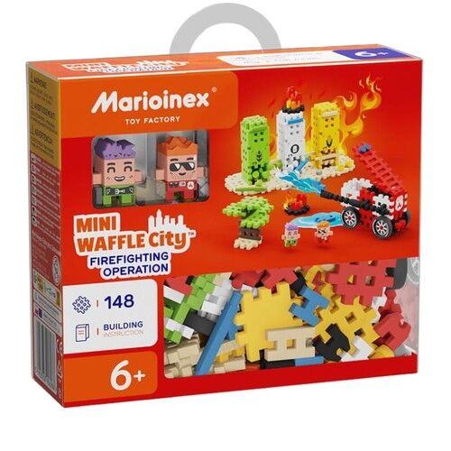 Mini wafle City Akcja strażacka 148 elementów
