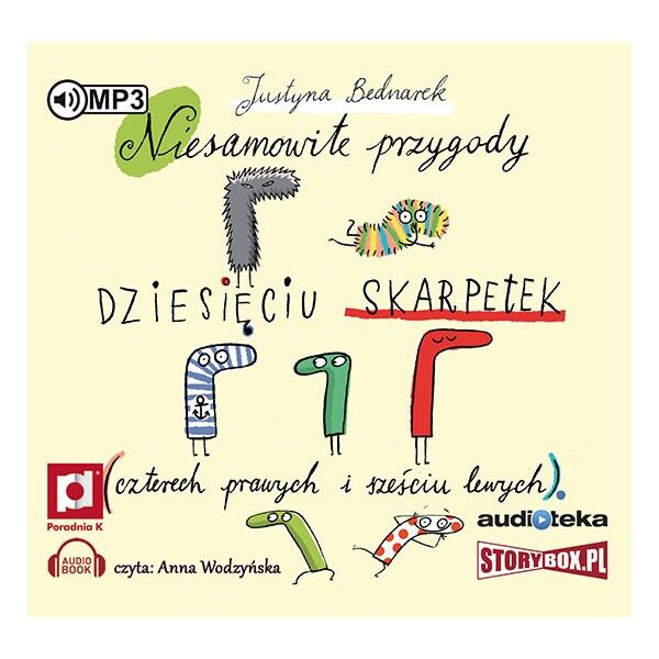 CD MP3 Niesamowite przygody dziesięciu skarpetek