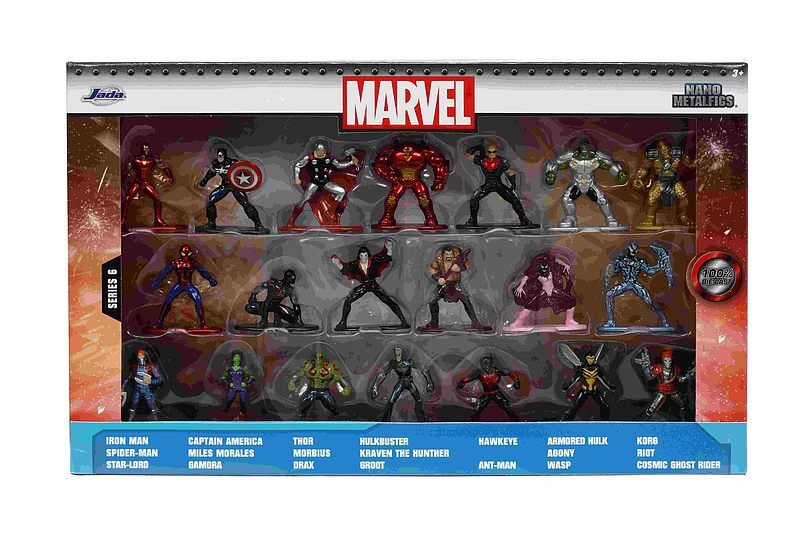 Marvel 20 pack nanofigs wersja 6 jada