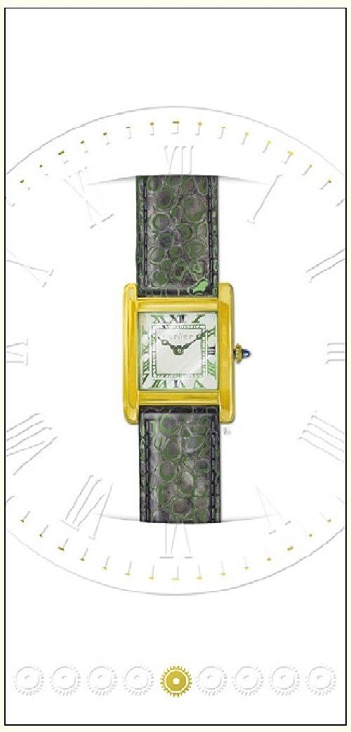 Karnet davinci 10x21 zegarek kwadrat g05 41a 010