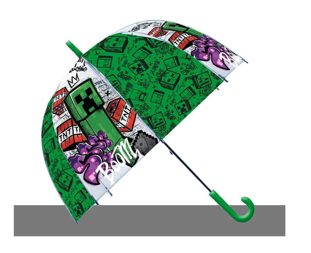 Parasolka manualna przezroczysta Minecraft MC00068