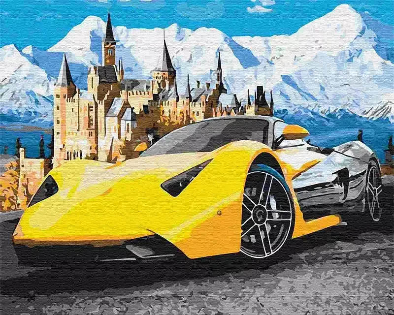 Malowanie po numerach lamborghini