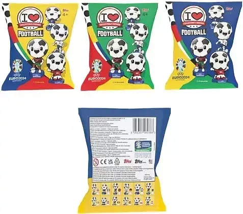 Euro 2024 topps i love football figurki kolekcjonerskie 1 szt. Mix