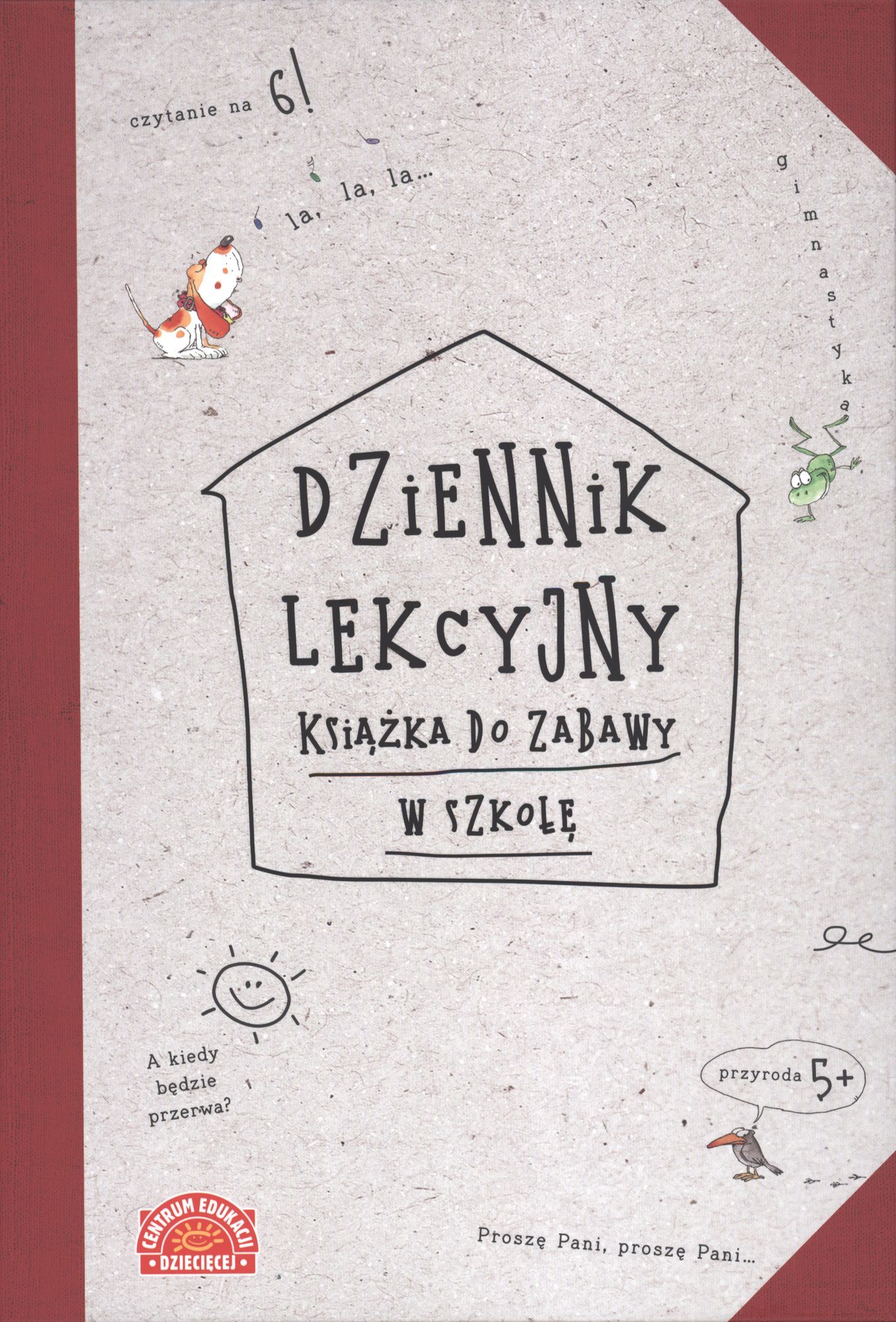 Dziennik lekcyjny książka do zabawy w szkołę