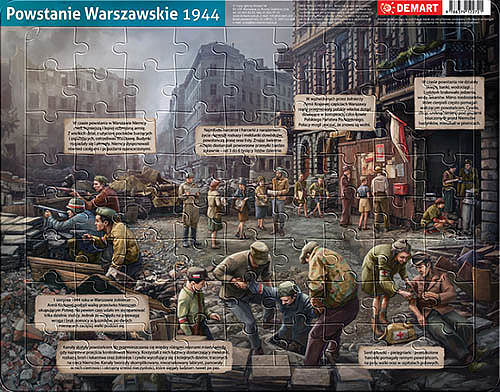 Puzzle ramkowe Powstanie warszawskie