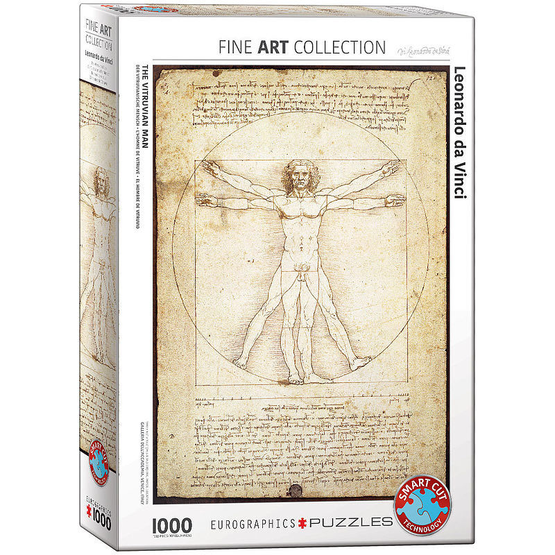 Puzzle 1000 the vitruvian man 6000-5098