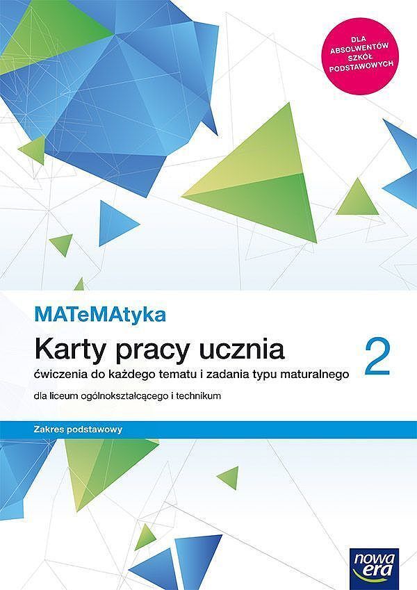 Nowe matematyka era karty pracy klasa 2 liceum i technikum zakres podstawowy 68125