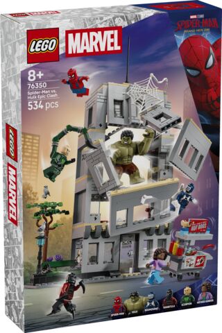 LEGO Super Heroes Epickie starcie Spider-Man kontra Hulk 76350