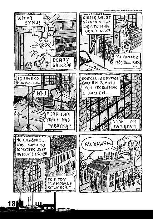 Jeju - 5 - Fabryka i motywy industrial w komiksie