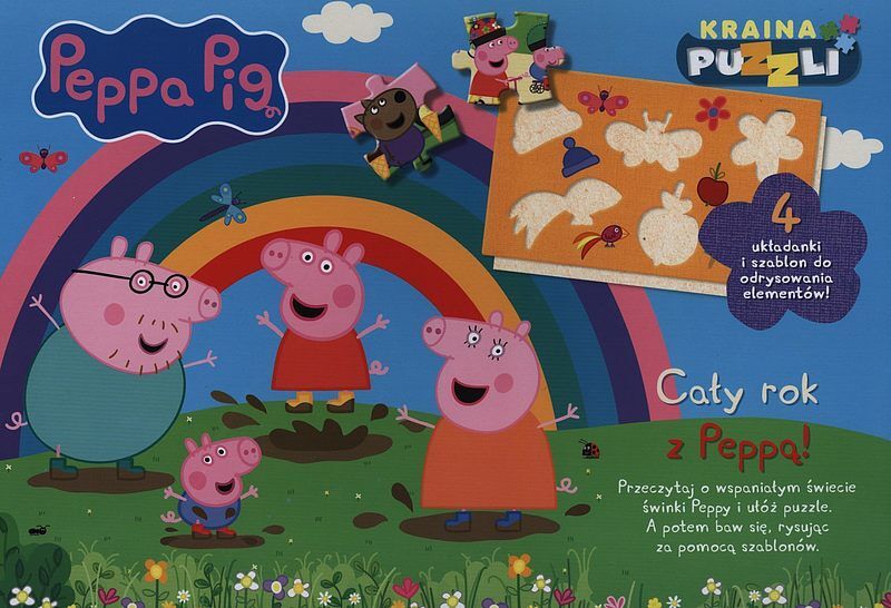 Peppa Pig. Kraina puzzli. Cały rok z Peppą