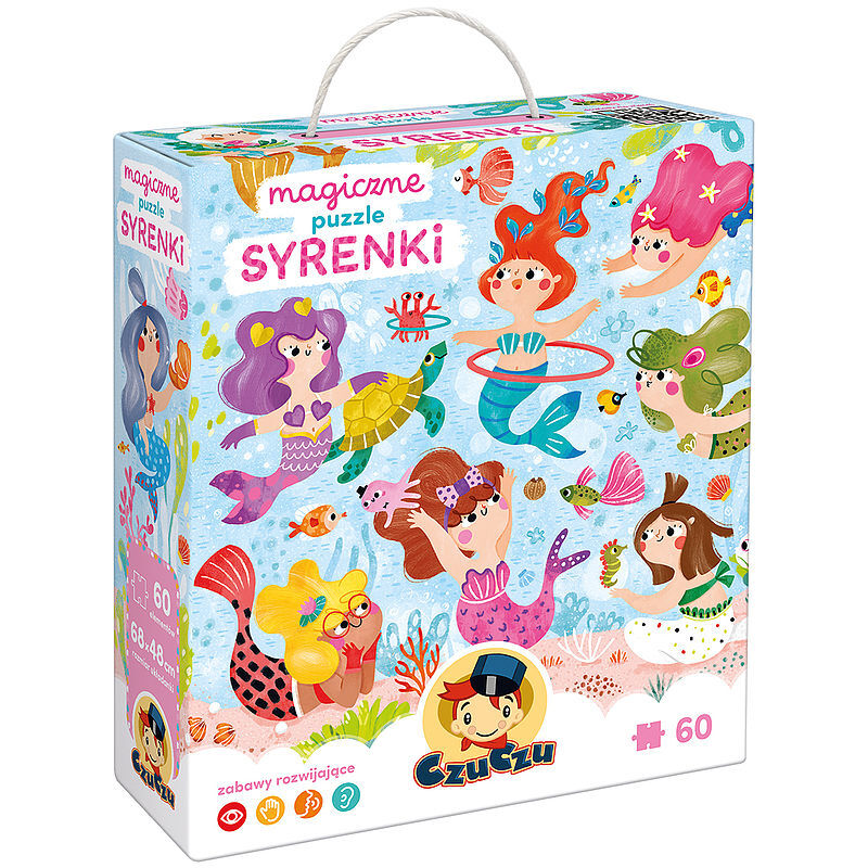 CzuCzu Magiczne puzzle Syrenki 4+