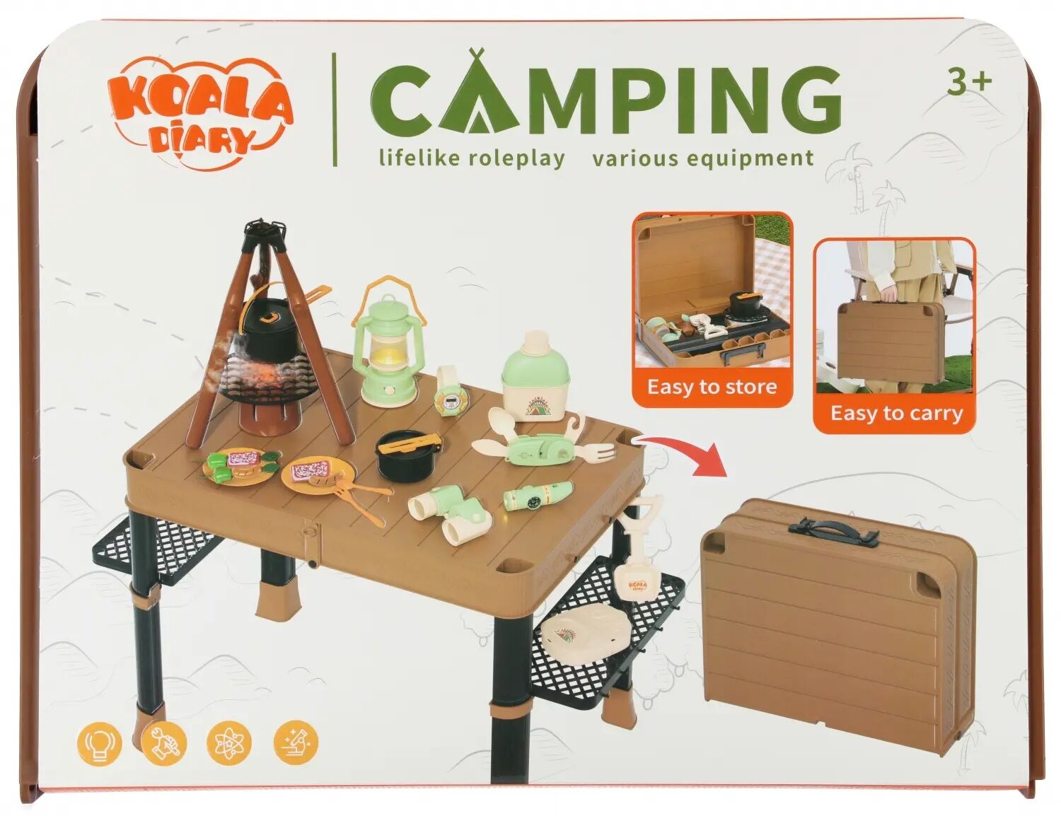Zestaw Kamping 43x32x15