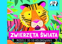 Zwierzęta świata modele 3d do kolorowania