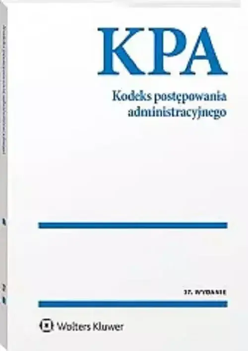 Kodeks postępowania administr Przepisy w.37/23