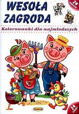 Wesoła zagroda. Kolorowanki dla najmłodszych