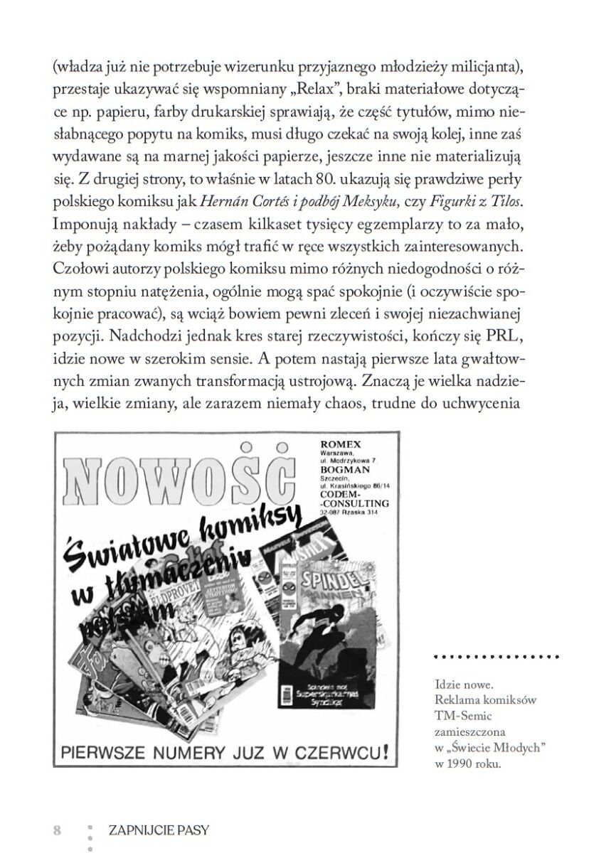 Komiksowe dziwadła epoki przełomu
