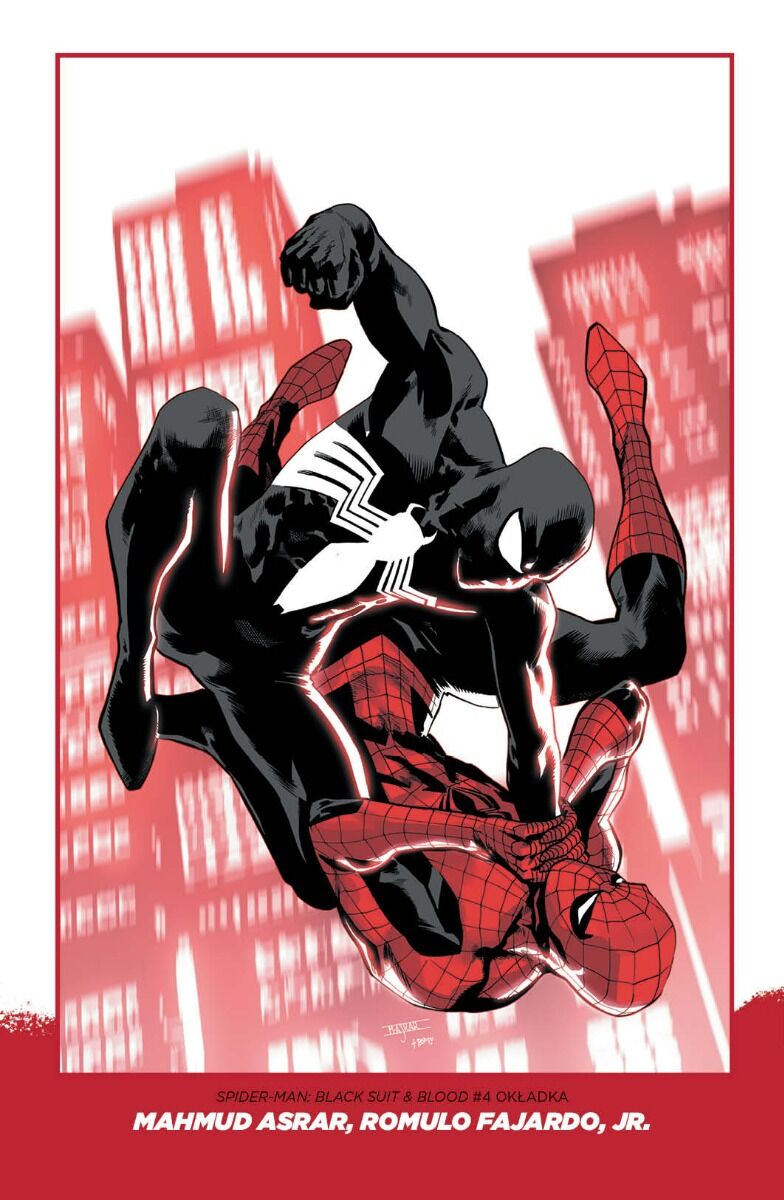 Spider-man - Czarny kostium i krew