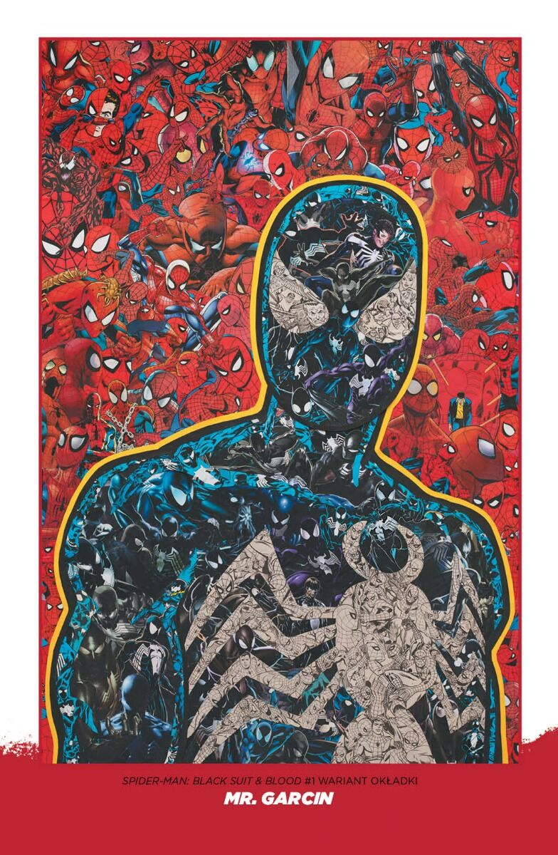 Spider-man - Czarny kostium i krew
