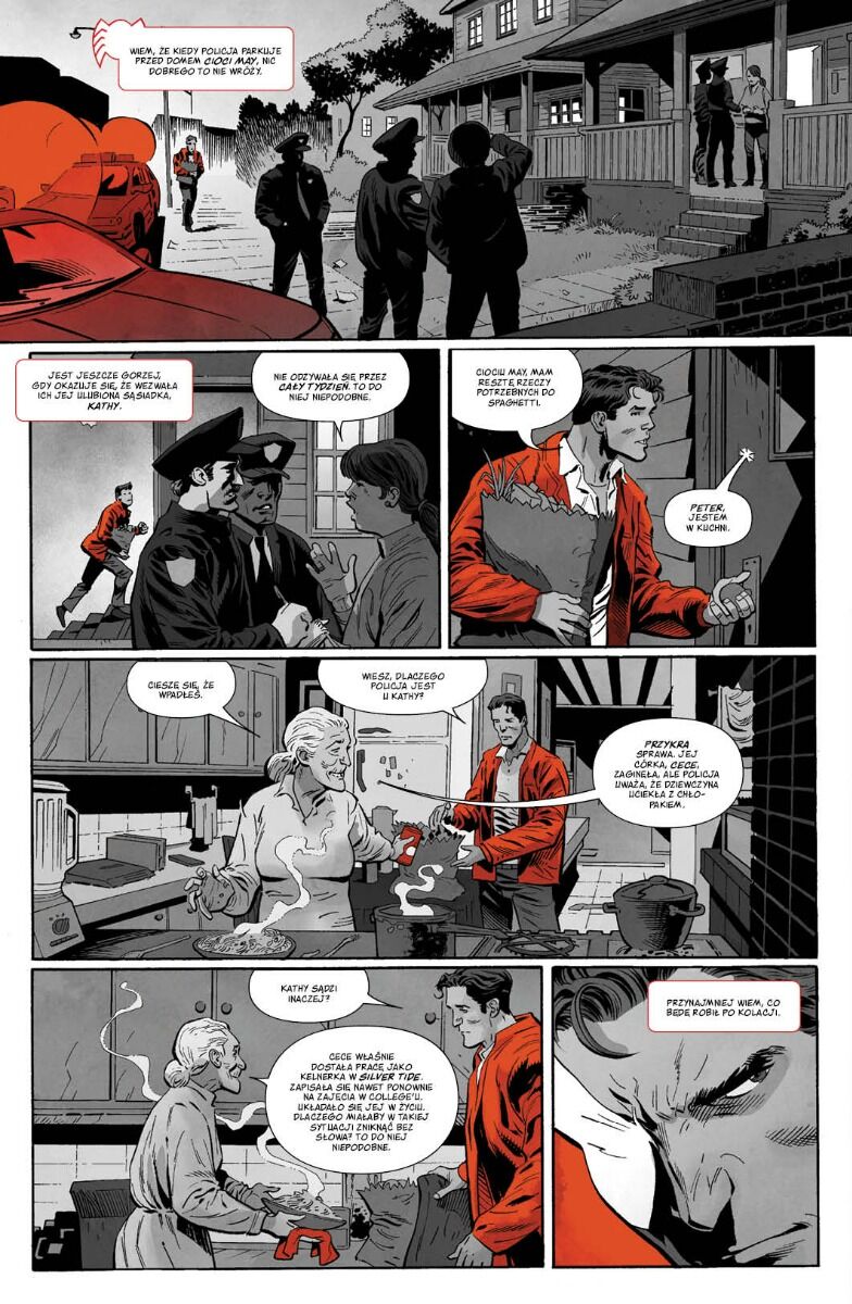 Spider-man - Czarny kostium i krew