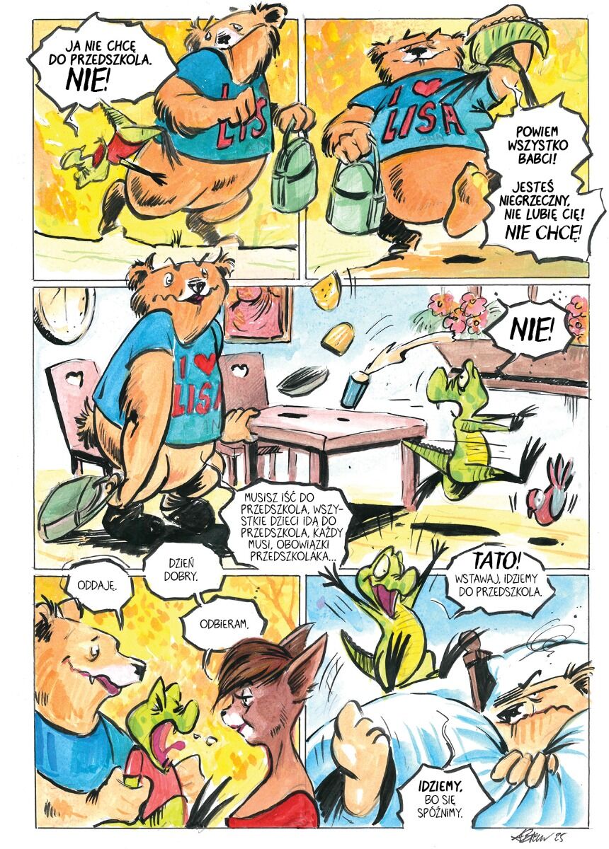 Niedźwiedź i krokodylek